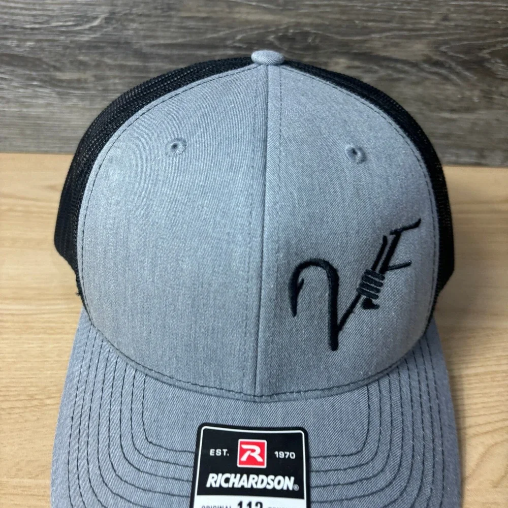Vocelka Fishing Hat‎ Cap Snapback Gray XL Adjustable Outdoors